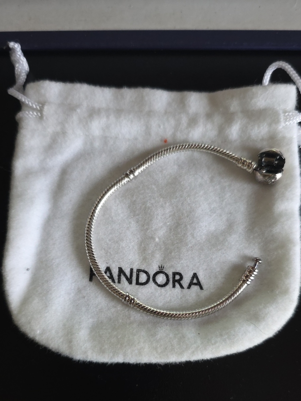 Pandora Silver Bracelet with Mickey Heads On Clasp